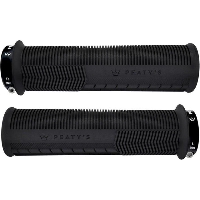 Peaty's Mushroom Thick Lock - On Grips - Black - The Lost Co. - Peaty's - PGM - MSH - THK - BLK - 20 - 5060541588097 - 