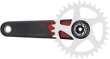 RaceFace ERA Carbon Crankset - 170mm Length - CINCH Interface - 136mm Spindle - Red - The Lost Co. - Race Face - CK23ERA136ARM170P185 - 821973462271 - 