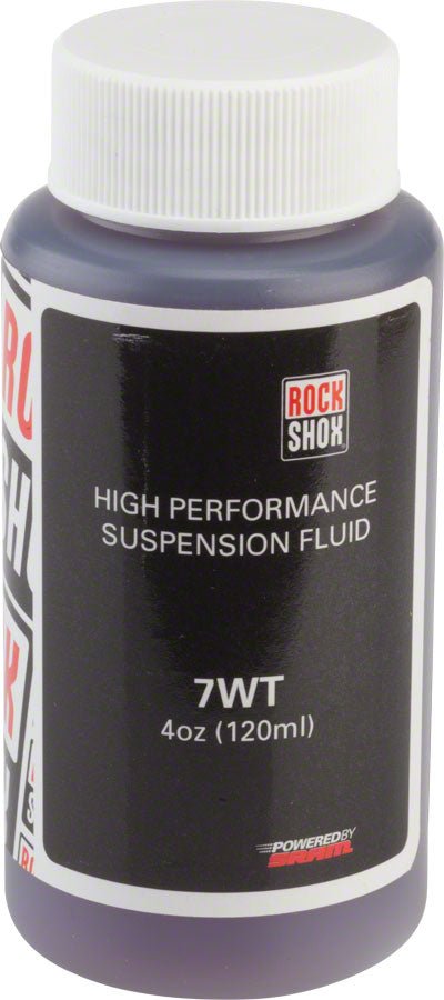 RockShox Suspension Oil 7wt 120ml Bottle Rear Shock Damper - The Lost Co. - RockShox - 11.4315.021.060 - 710845675768 - 