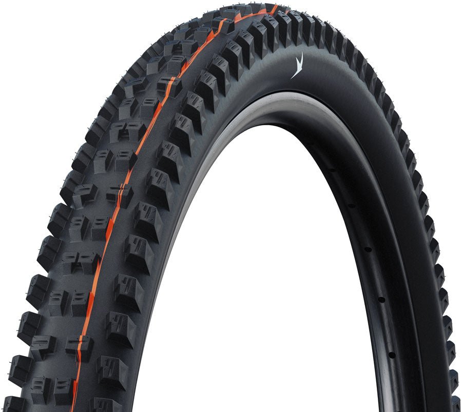 Schwalbe Tacky Chan Tire - 27.5 x 2.40 Tubeless Folding BLK Standard Gravity Soft E-50 - The Lost Co. - Schwalbe - 11654702 - 4026495970280 - 