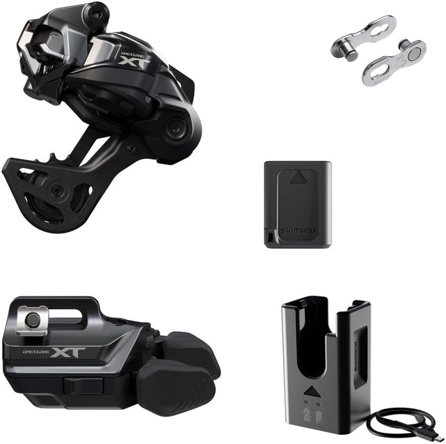 Shimano Deore XT M8250 Di2 Wireless Upgrade Kit - GS Derailleur, IR I - SPEC EV Shifter - The Lost Co. - Shimano - IGPM8250UPG08 - 192790928180 - 