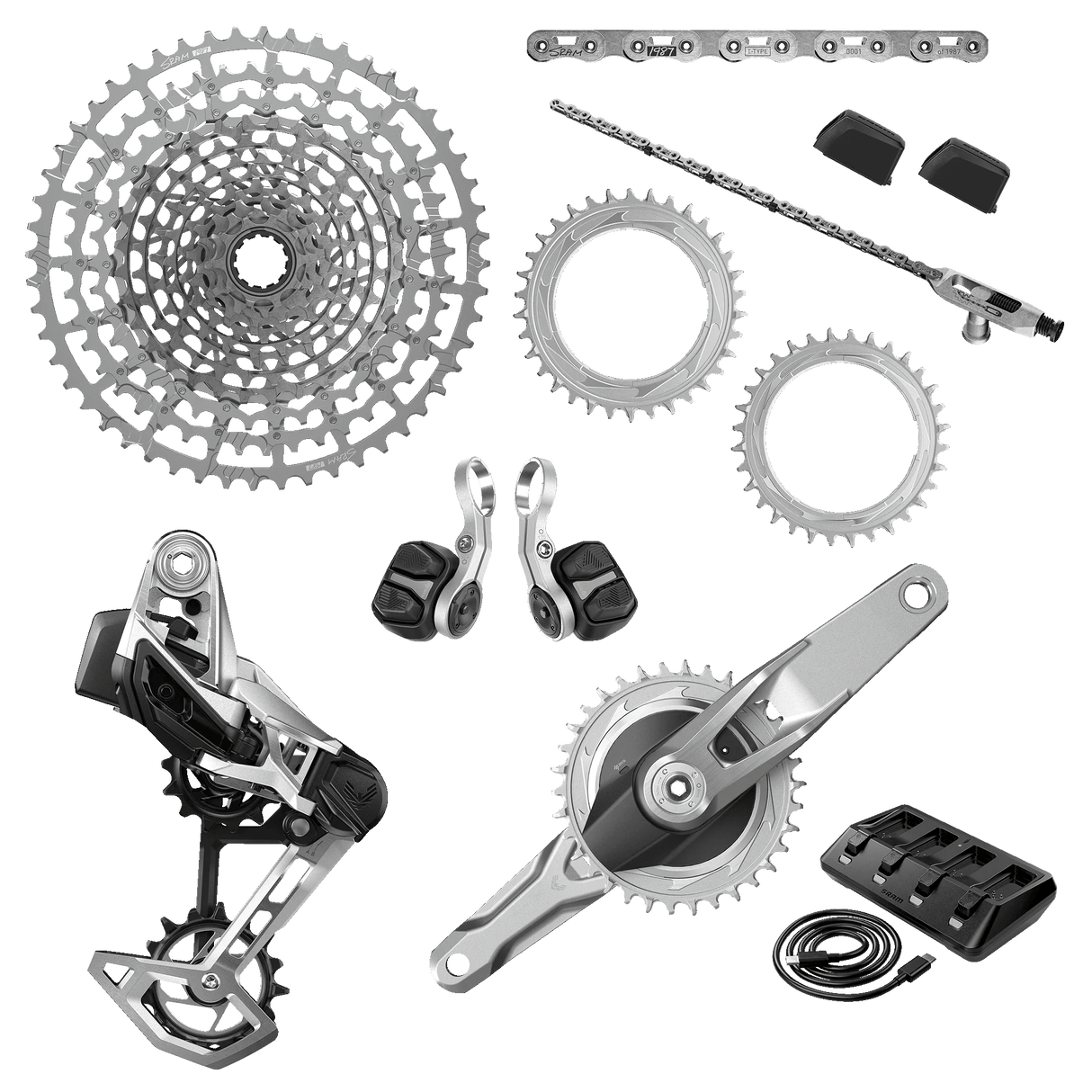 SRAM 1987 T - Type Eagle Transmission AXS Groupset - Limited Edition - The Lost Co. - SRAM - 00.7918.390.000 - 710845925276 - 