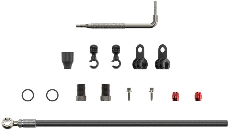 SRAM Disc Brake Hose Kit - Silver Banjo, 2000mm - The Lost Co. - SRAM - 00.5318.038.000 - 710845882197 - -