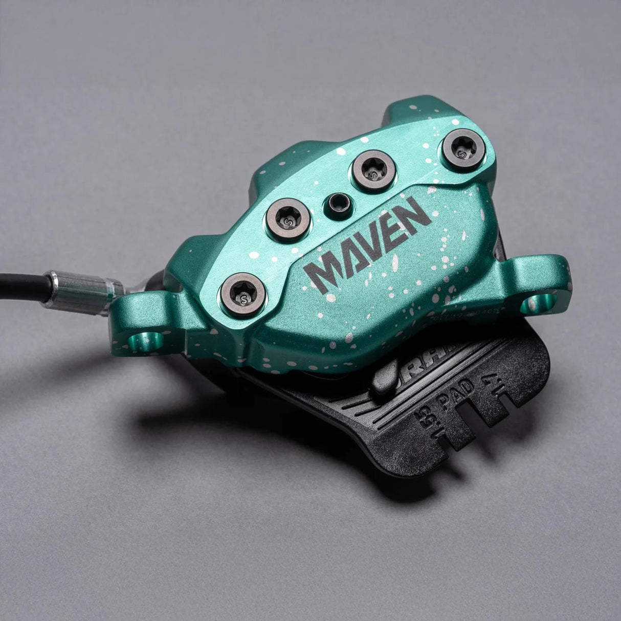 SRAM Maven Ultimate Brake - Expert Kit - Teal Splatter - The Lost Co. - SRAM - 00.5018.237.003 - 710845917349 - 