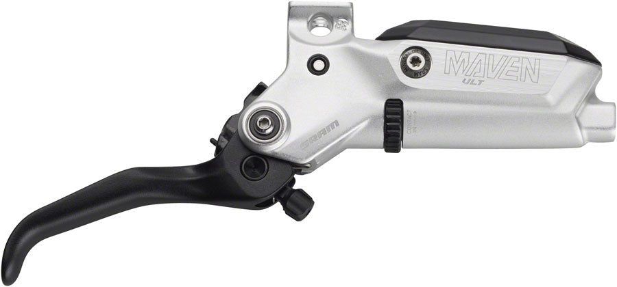 SRAM Maven Ultimate Disc Brake Lever Assembly - Aluminum Lever Blade Silver/BLK A1 - The Lost Co. - SRAM - 11.5018.052.021 - 710845905568 - 