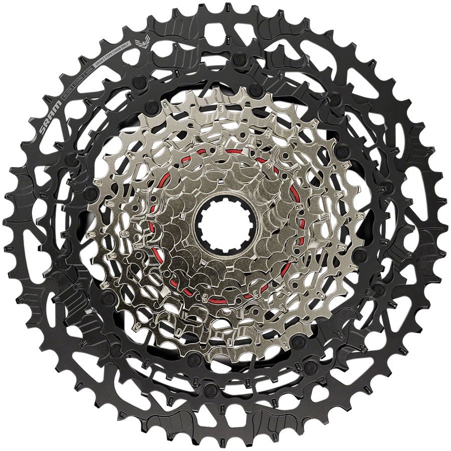 SRAM XS-1270 Eagle T-Type 12sp Cassette - 10-52t - Silver/Blk - HG