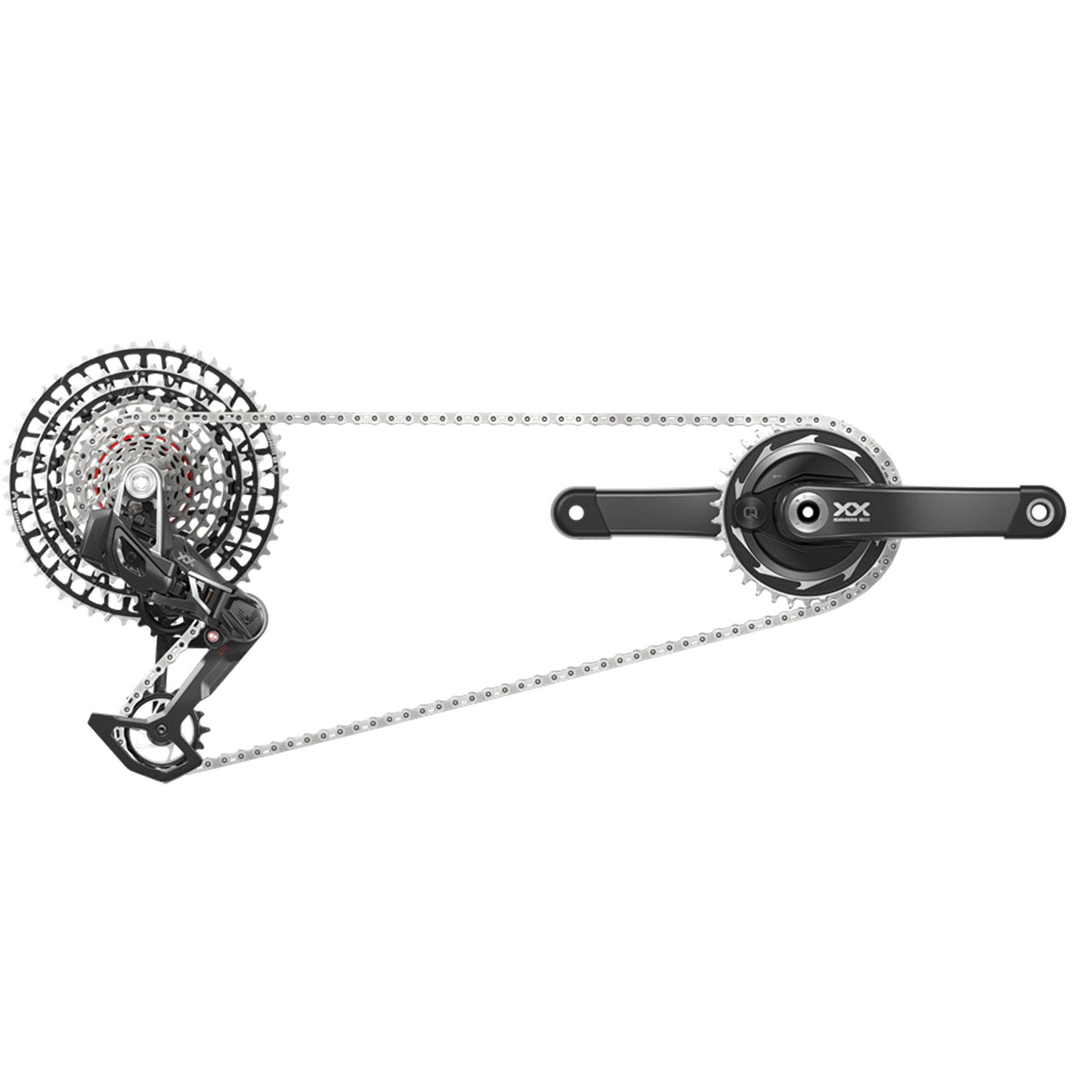 SRAM XX SL T - Type Eagle Groupset w/ Power Meter - 165mm - D2 - The Lost Co. - SRAM - 00.7918.411.005 - 710845928765 - 