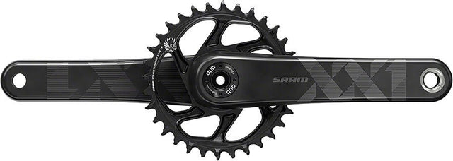 SRAM XX1 Eagle Carbon Boost Crankset - 175mm - 34t - DUB Spindle - Black - The Lost Co. - SRAM - 00.6118.526.006 - 710845813610 - 