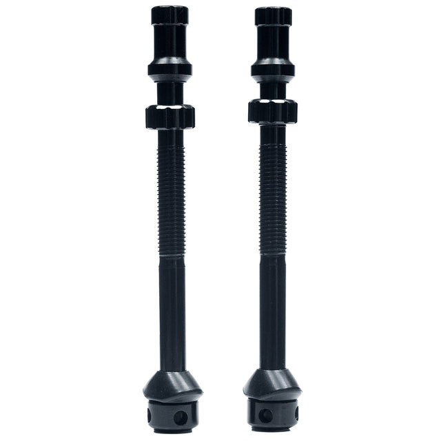 Stans Universal+ Presta Valves - Extra Tall (63mm) - Pair - Black - The Lost Co. - Stan's No Tubes - AS0236 - 847746065821 - 
