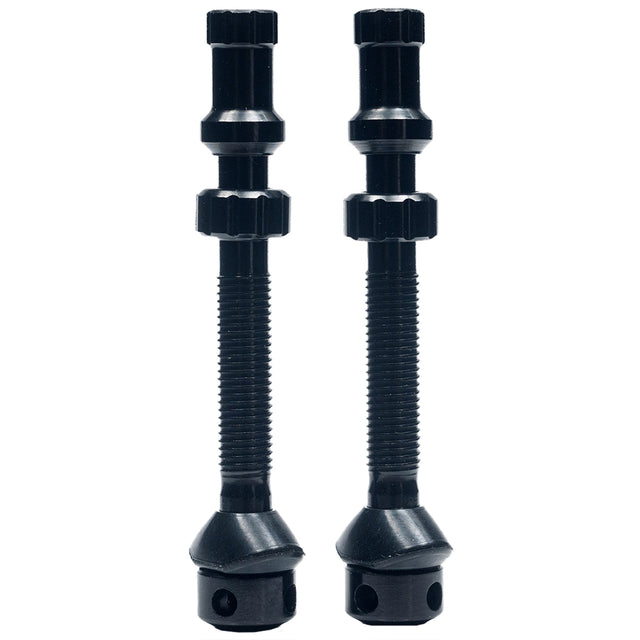 Stans Universal+ Presta Valves - Medium (43mm) - Pair - Black - The Lost Co. - Stan's No Tubes - AS0234 - 847746065807 - 