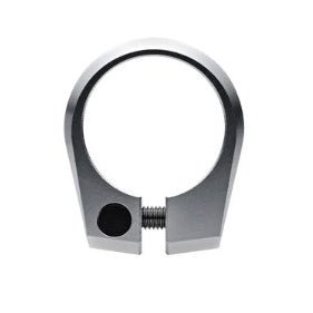 Title Bolt-On Seatpost Clamp - 28.6mm - Chrome - The Lost Co. - Title - 661317989732 - 661317989732 - 