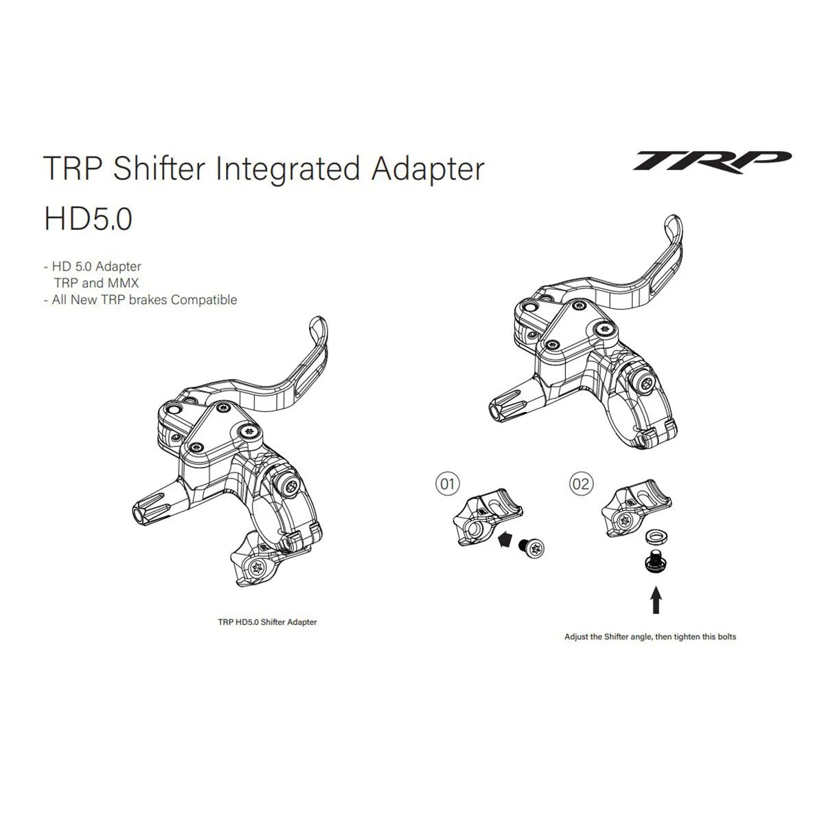 TRP HD5.0 Integrated Adapter for EVO PRO / EVO X - MMX - Right - The Lost Co. - TRP - ABOT001150 - 4717592040302 - 