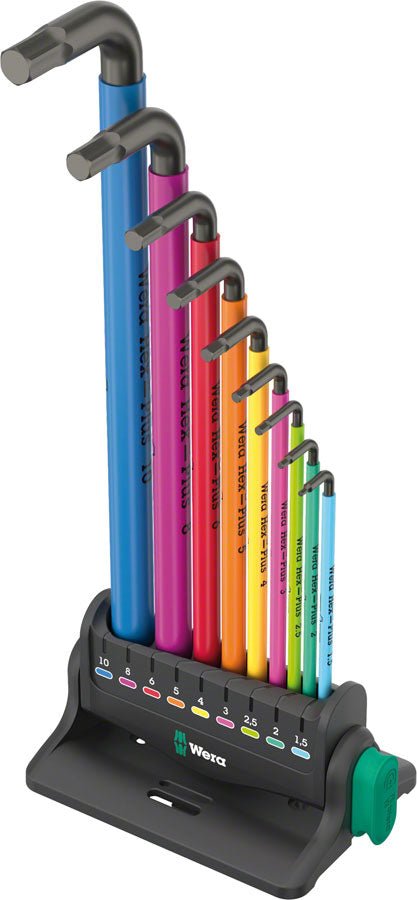 Wera 950/9 Hex - Plus Multicolor 3 L - Key Wrench Set - Metric - The Lost Co. - Wera - 5133165001 - 4013288230294 - 