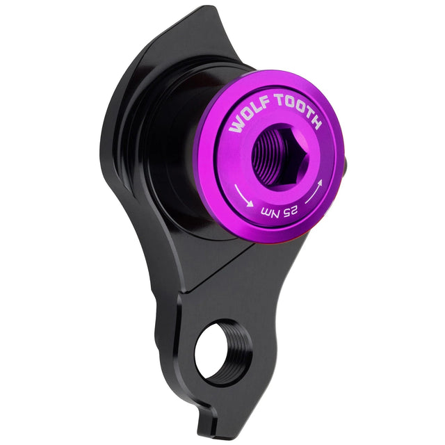 Wolf Tooth Components Universal Derailleur Hanger (UDH) Ultraviolet Purple - The Lost Co. - Wolf Tooth - WTUDH - PRU - 810159401562 - 