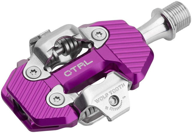 Wolf Tooth CTRL Trail Pedals - Ultraviolet - The Lost Co. - Wolf Tooth - CTRL-CLPS-PRU - 810159401982 - 