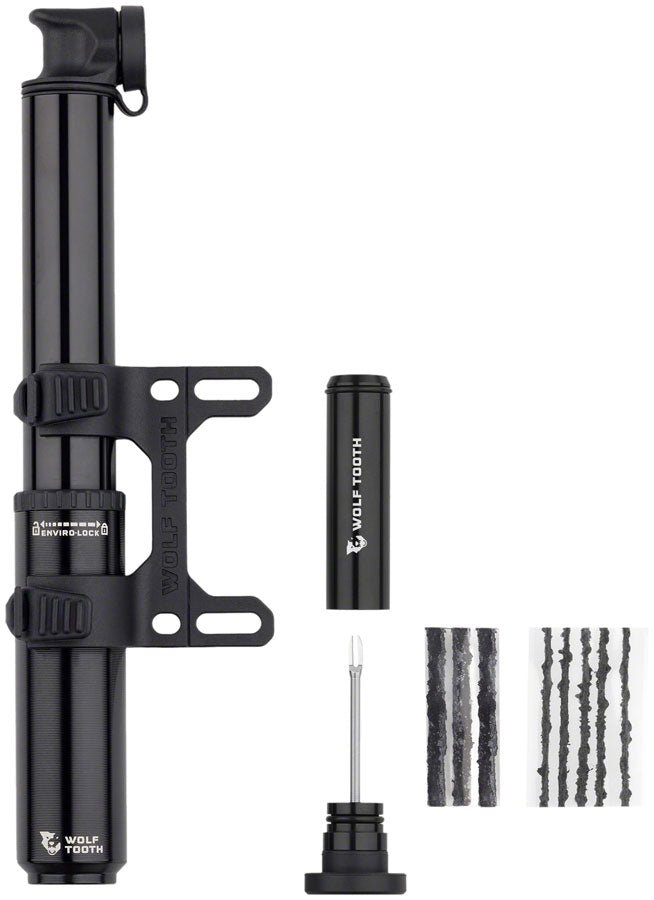 Wolf Tooth Encase Pump w/ Tire Plug Tool - 85cc - The Lost Co. - Wolf Tooth Components - ENCASE - P85 - PLUG - 810159400077 - 