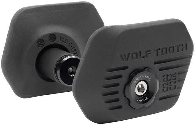 Wolf Tooth Locked-In Bar Ends Black Pair - The Lost Co. - Wolf Tooth - LCKD-IN-BAREND-BLK - 810159403740 - 