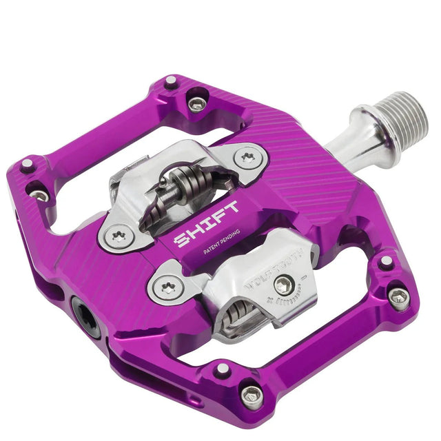 Wolf Tooth SHIFT Downhill Clipless Pedal Ultraviolet Purple - The Lost Co. - Wolf Tooth - SHIFT-CLPS-PRU - 810159403566 - 