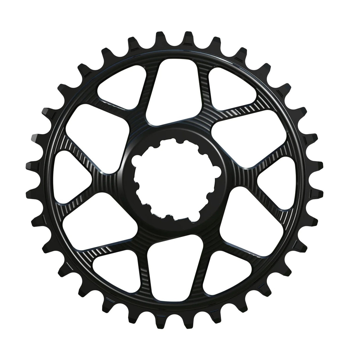 Works Components Round Chainring - 32T - SRAM 3 - Bolt - The Lost Co. - Works Components - WCSGXPB-R-32-BLACK - 5060894514651 - 
