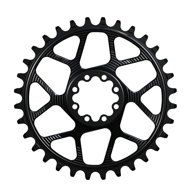 Works Components Round Chainring - 40t - SRAM 8 - Bolt - 6mm Offset - Black - The Lost Co. - Works Components - WC8BOLT-R-40-BLACK - 5061010652929 - 
