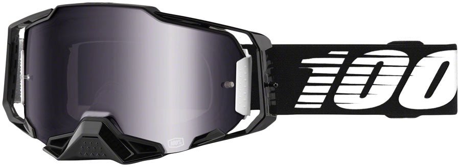 100% Armega Goggles - Black Mirror/Silver Flash - The Lost Co. - 100% - EW0075 - 196261001211 - -