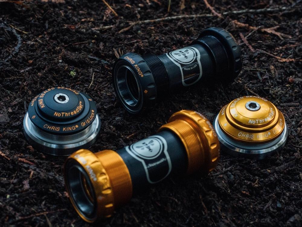2021 Chris King InSet 2 Headset - The Lost Co. - Chris King - BABY - 841529107371 - Two-Tone Black and Gold -