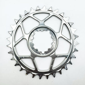 5DEV Chainring - T-Type SRAM 3-Bolt Chainring - 3mm Offset - 30T - Clear - The Lost Co. - 5Dev - B-FD2381 - 850058721019 - -