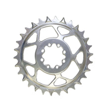 Load image into Gallery viewer, 5DEV Chainring - T-Type SRAM 8-Bolt Chainring - 3mm Offset - 34T - Raw Silver/Clear - The Lost Co. - 5Dev - B-FD23991 - 850058721255 - -