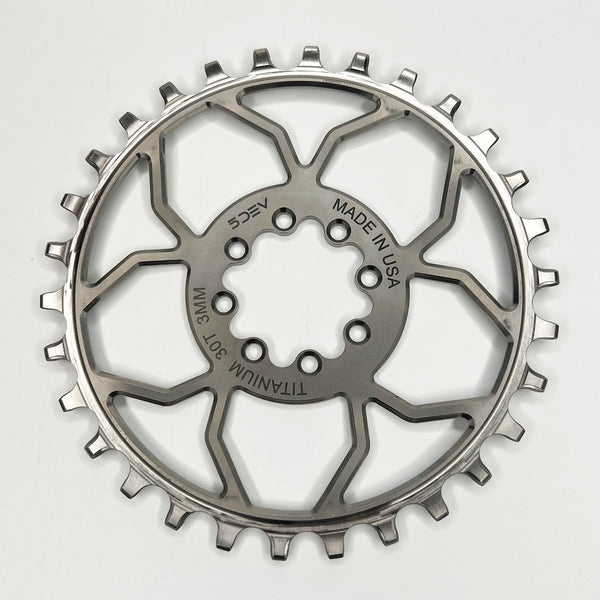 【2025年】高評価レビューアイテム特集 5dev-titanium-chainring-t-type パーツ