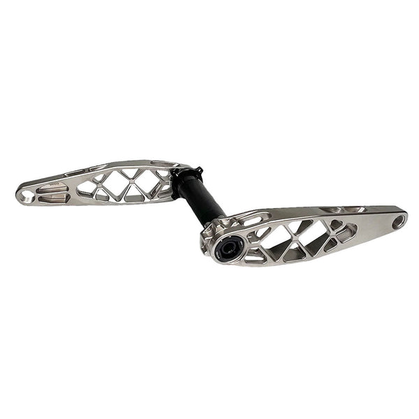 5Dev Titanium Cranks - 165mm Length - 30mm Spindle - Raw – The