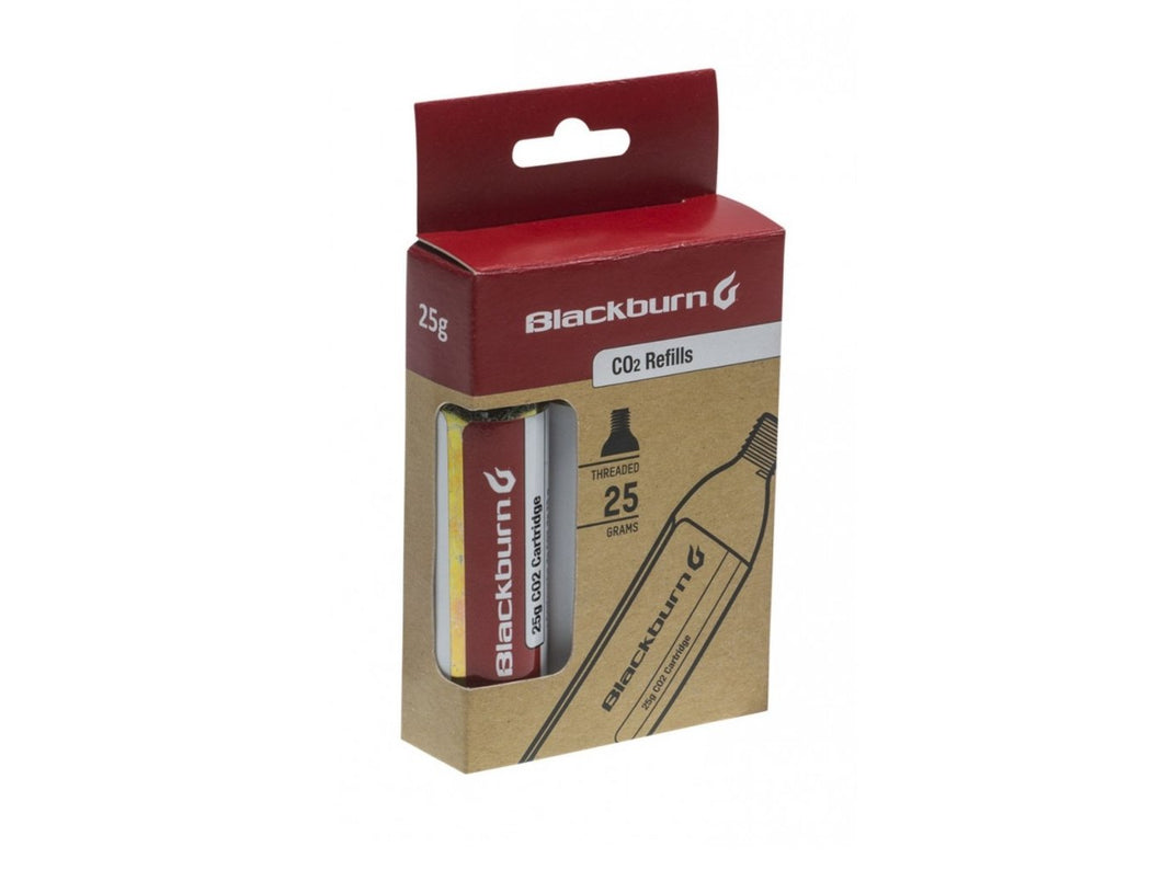 Blackburn Threaded CO2 Cartridges - 3-pack - The Lost Co. - Blackburn - 7085444 - 768686058370 - 25g -