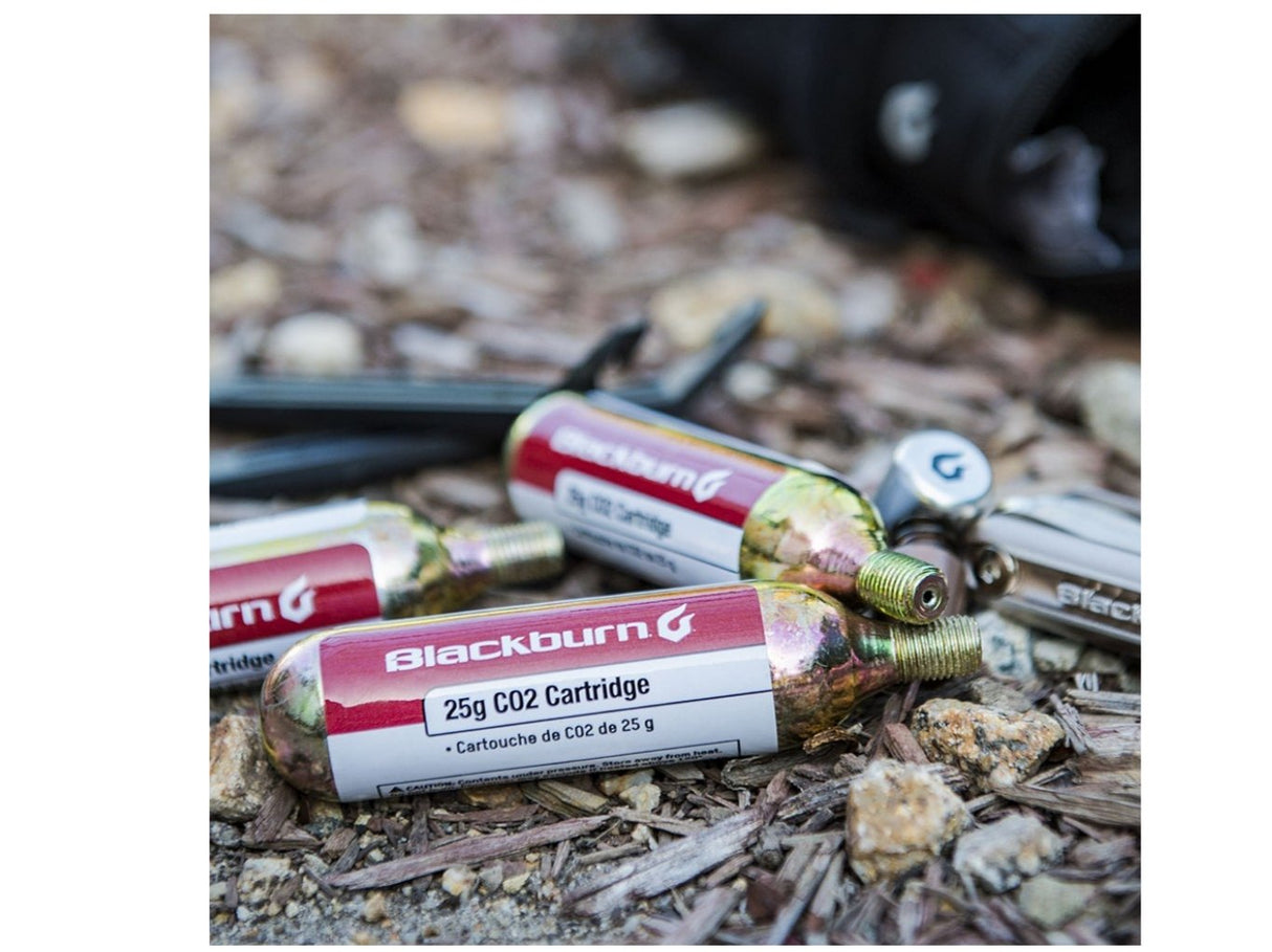 Blackburn Threaded CO2 Cartridges - 3-pack - The Lost Co. - Blackburn - 7085444 - 768686058370 - 25g -