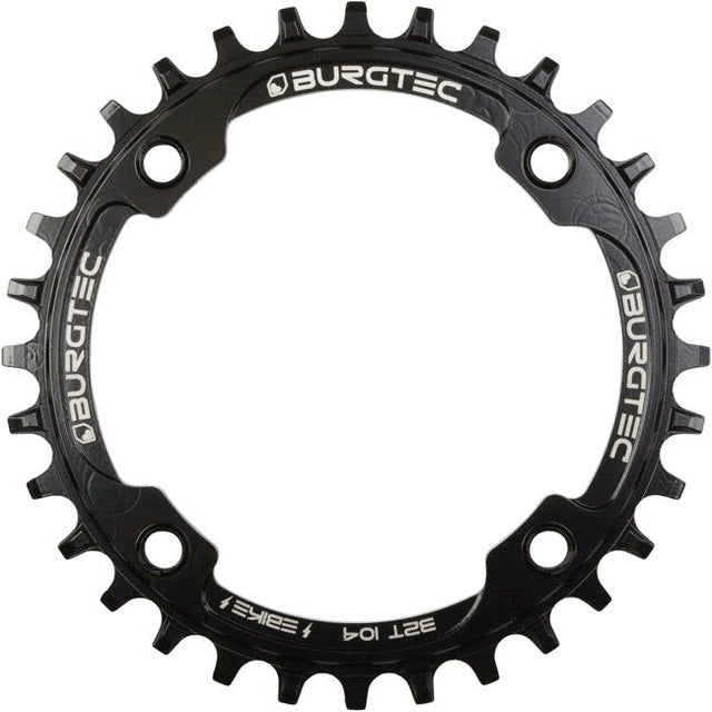Burgtec E-Bike Steel Thick Thin Chainring - 104MM BCD - Inside Fit - 34T- Black - The Lost Co. - Burgtec - B-BG5051 - 712885686681 - -