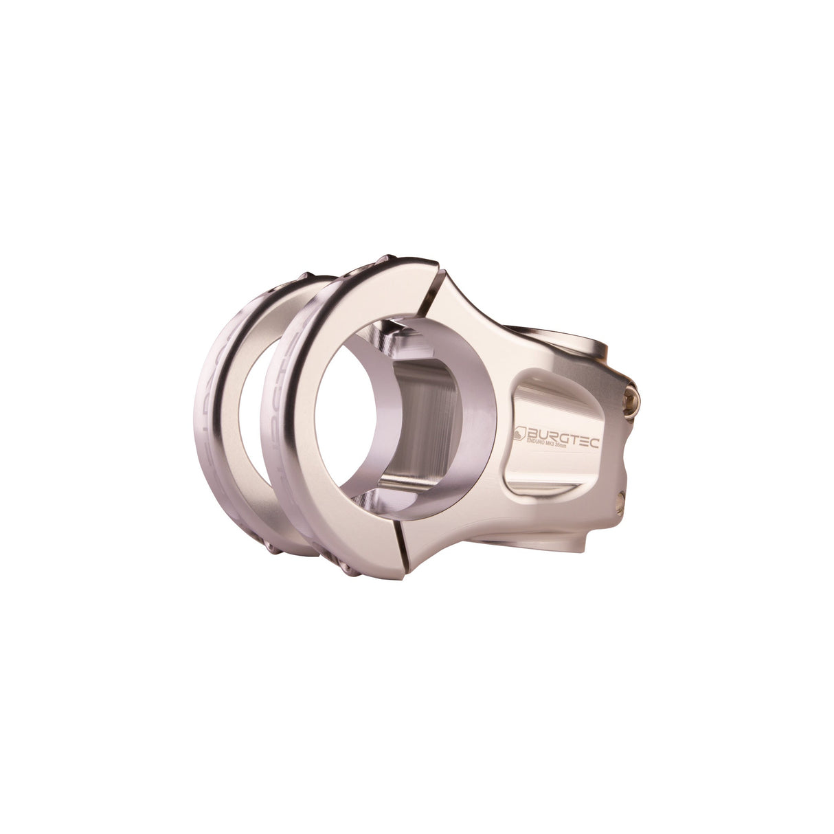 Burgtec Enduro MK3 Stem - 35mm Clamp - 35mm Length - Rhodium Silver - The Lost Co. - Burgtec - B-BG3006 - 712885688272 - -
