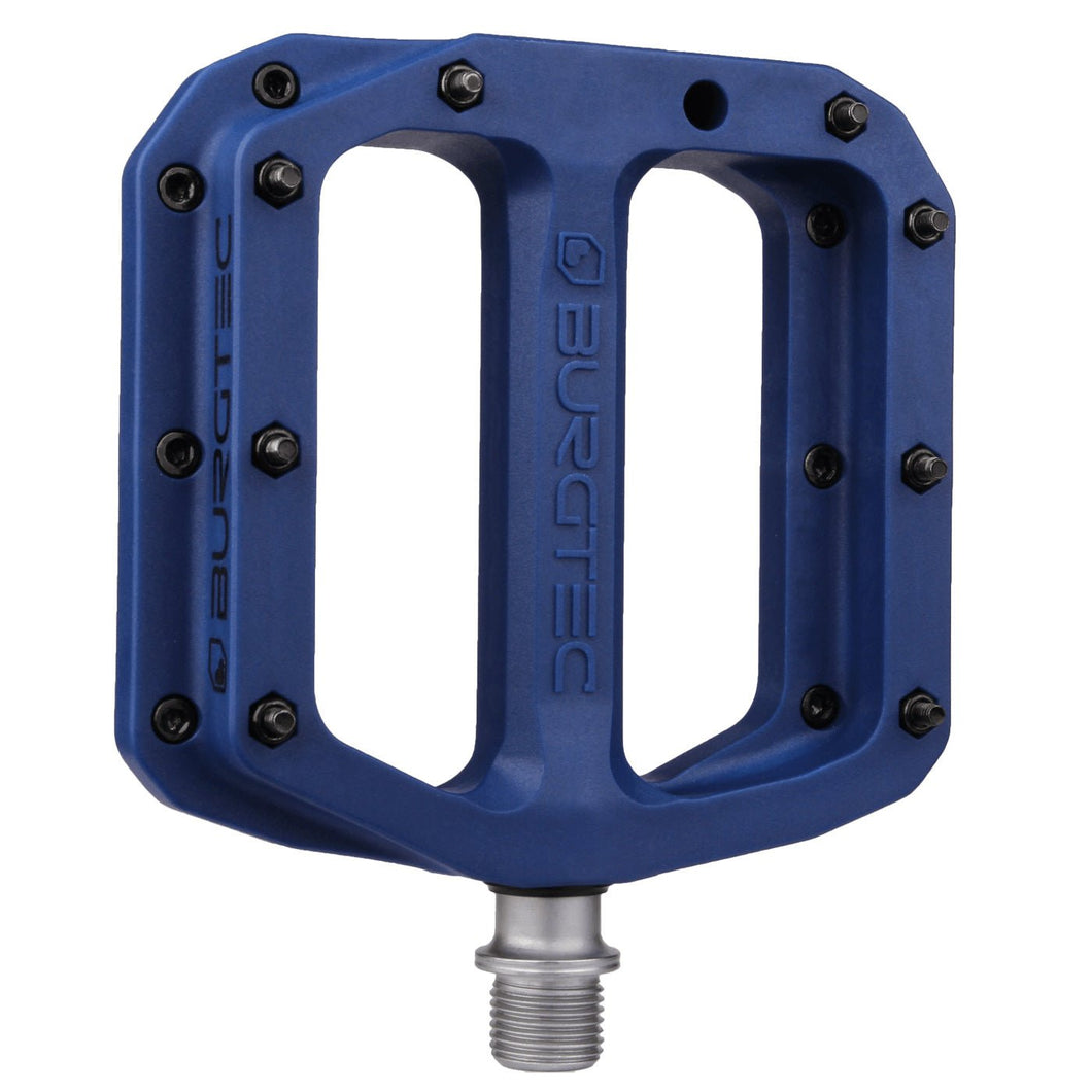 Burgtec MK4 Composite Flat Pedals - Deep Blue - The Lost Co. - Burgtec - B-BG1203 - 712885685981 - -