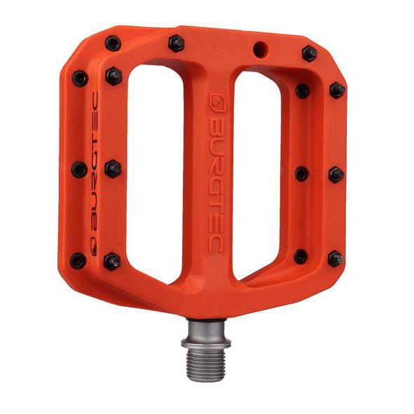 Burgtec MK4 Composite Flat Pedals - Iron Bro Orange - The Lost Co. - Burgtec - B-BG1206 - 712885686018 - -