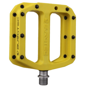 Burgtec MK4 Composite Flat Pedals - Yellow - The Lost Co. - Burgtec - B-BG1208 - 712885686032 - -