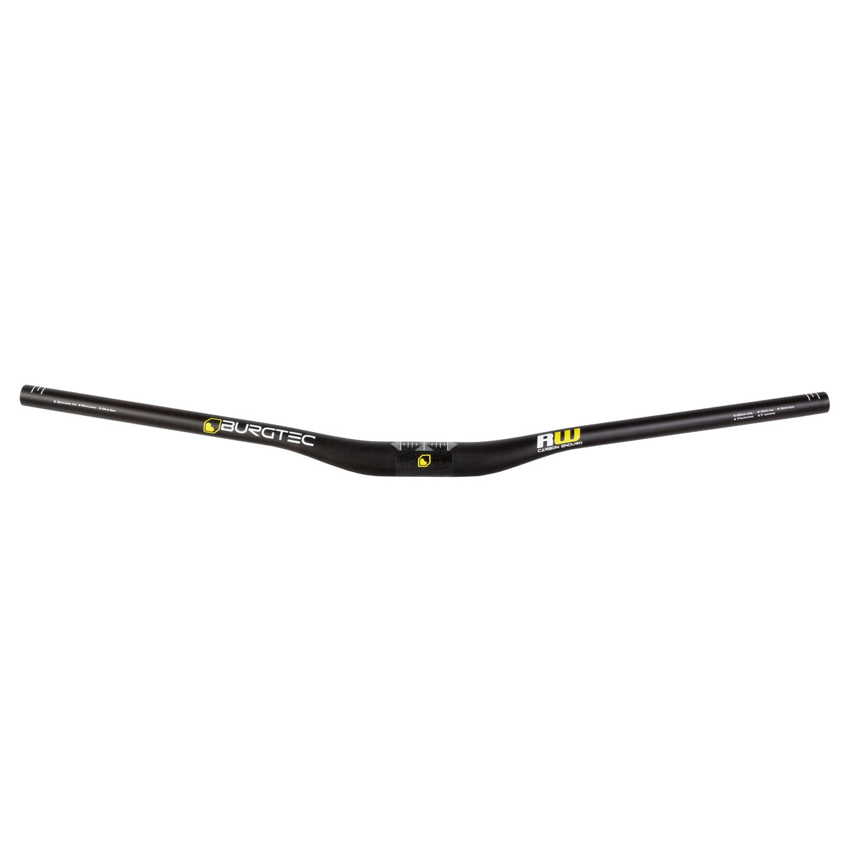 Burgtec Ride Wide Carbon Enduro Riser Bar - 35mm Diameter - 20mm Rise - 800mm Wide - Black - The Lost Co. - Burgtec - B-BG2152 - 713830991522 - -