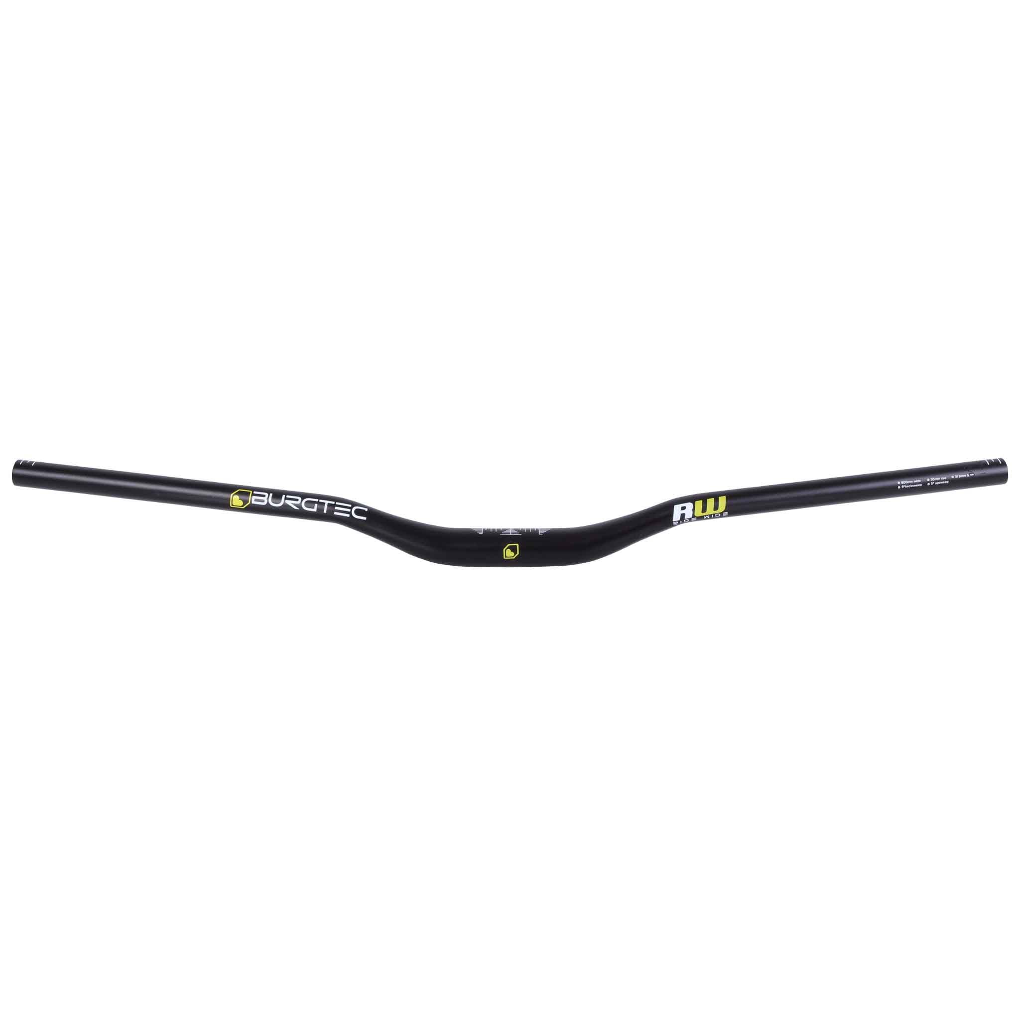 パーツ Burgtec Ride Wide Enduro Burgtec Ride Wide Enduro Riser Bar - 31.8mm Diameter - 30mm Rise