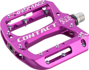 Chromag Contact Pedals - Platform Aluminum 9/16" Purple - The Lost Co. - Chromag - PD1901 - 826974006882 - -