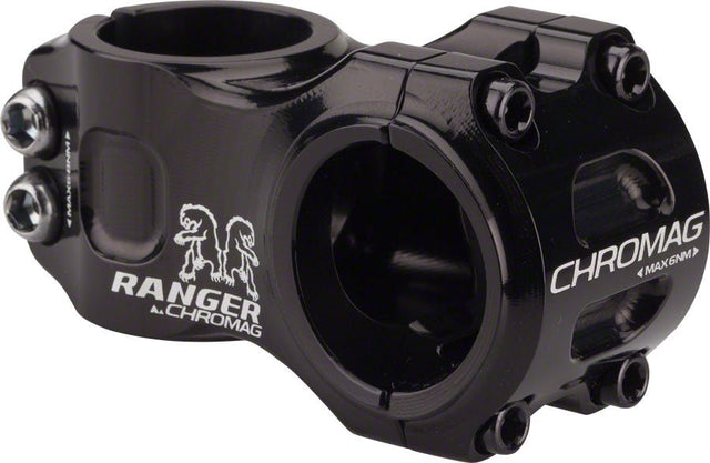 Chromag Ranger V2 Stem - 50mm 31.8 Clamp +/-0 1 1/8" Alloy Black - The Lost Co. - Chromag - SM0556 - 826974006523 - -