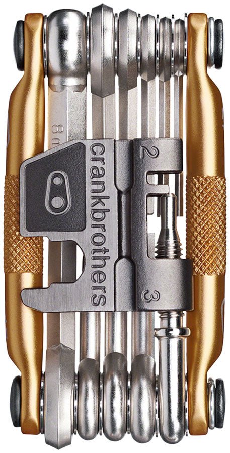 Crank Brothers Multi 17 Tool: Gold - The Lost Co. - Crank Brothers - TL8117 - 641300351173 - -