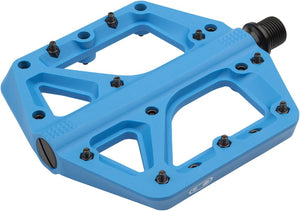 Crank Brothers Stamp 1 Pedals - Platform Composite 9/16" Blue Large - The Lost Co. - Crank Brothers - PD1137 - 641300162694 - -
