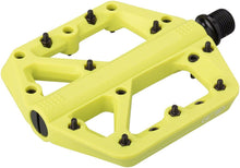 Load image into Gallery viewer, Crank Brothers Stamp 1 Pedals - Platform Composite 9/16&quot; Citron Large - The Lost Co. - Crank Brothers - PD8552 - 641300163899 - -