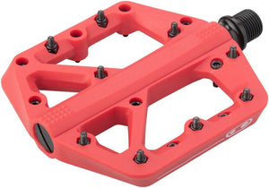 Crank Brothers Stamp 1 Pedals - Platform Composite 9/16" Red Large - The Lost Co. - Crank Brothers - PD8550 - 641300162687 - -