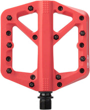 Load image into Gallery viewer, Crank Brothers Stamp 1 Pedals - Platform Composite 9/16&quot; Red Large - The Lost Co. - Crank Brothers - PD8550 - 641300162687 - -