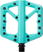 Load image into Gallery viewer, Crank Brothers Stamp 1 Pedals - Platform Composite 9/16&quot; Turquoise Large - The Lost Co. - Crank Brothers - PD8558 - 641300163868 - -