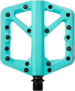 Crank Brothers Stamp 1 Pedals - Platform Composite 9/16" Turquoise Large - The Lost Co. - Crank Brothers - PD8558 - 641300163868 - -