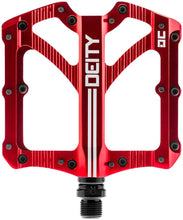 Load image into Gallery viewer, DEITY Bladerunner Pedals - Platform Aluminum 9/16&quot; Red - The Lost Co. - Deity Components - PD5206 - 817180020502 - -