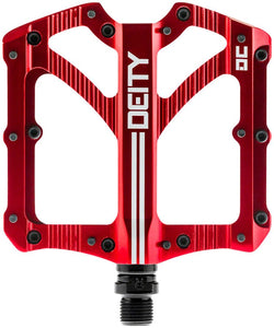 DEITY Bladerunner Pedals - Platform Aluminum 9/16" Red - The Lost Co. - Deity Components - PD5206 - 817180020502 - -